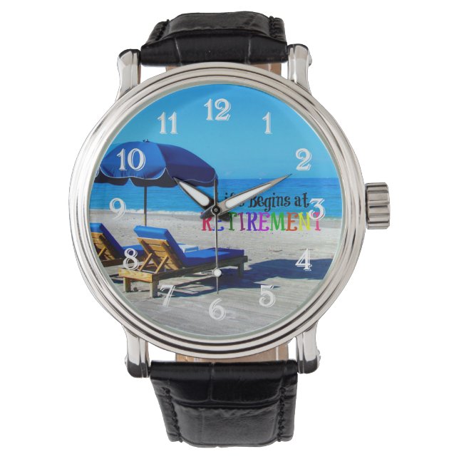 Life börjar i Pension Armbandsur (Framsida)