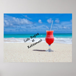 Life börjar i Pension Poster