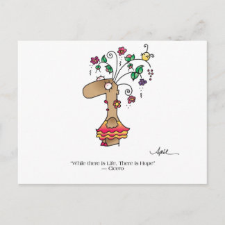 Life BÖRJAR LIVET! Vykort från April McCallum