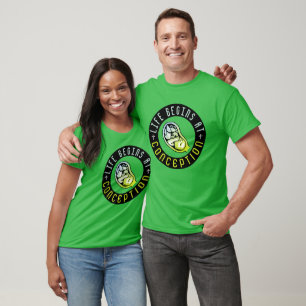 Life BÖRJAR VID BEGREPPET T Shirt