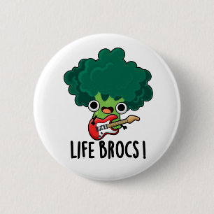 Life Brocs Funny Veggie Broccoli Pun Knapp