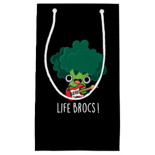 Life Brocs Funny Veggie Broccoli Pun Mörk BG