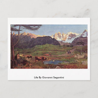 Life by Giovanni Segantini Vykort