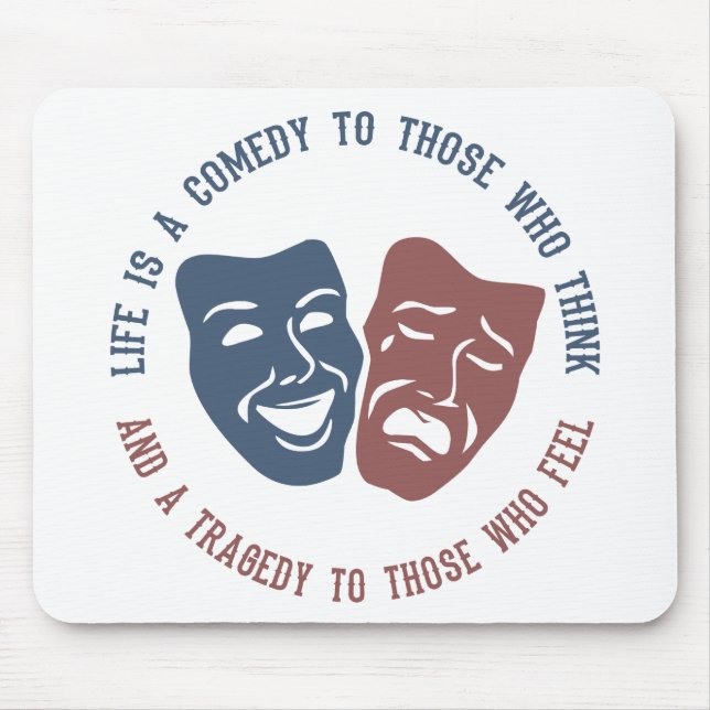LIFE Citat mousepad Musmatta (Framsidan)