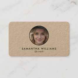 🛤️ Life Coach Anpassningsbar QR Photo Visitkort