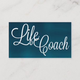 Life Coach Brushed Affärskort Visitkort