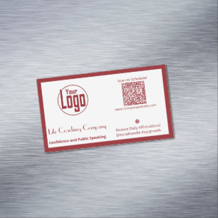 Life Coach Company Logotyp Affärskort Magnet