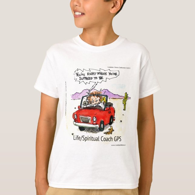 Life Coach GPS Tee (Framsida)