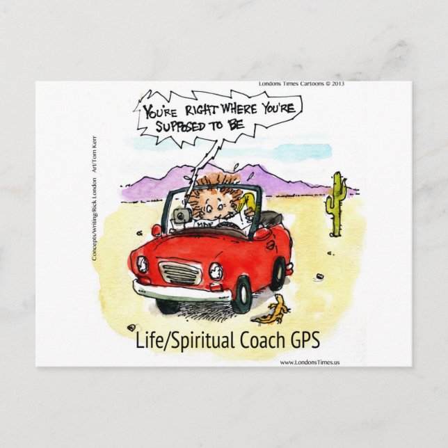Life Coach GPS Vykort (Framsida)
