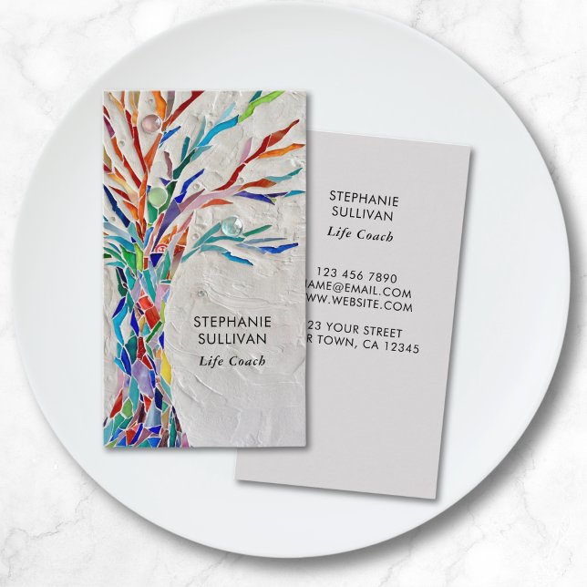 Life Coach Livets träd Visitkort (Skapare uppladdad)