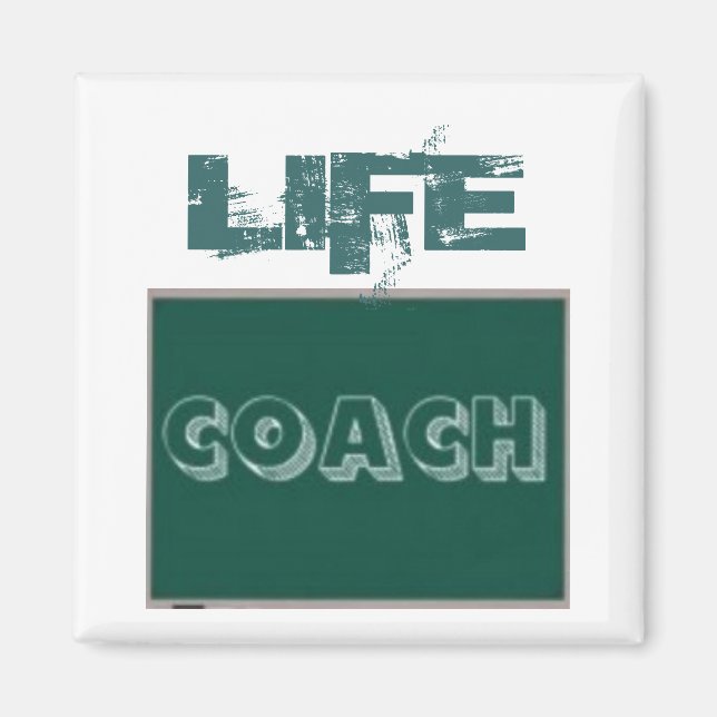Life Coach Magnets Magnet (Framsidan)