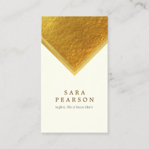 Life Coach Personal Services Guld Kant Elegant Visitkort