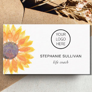 Life Coach Your Logotyp Botanical Visitkort