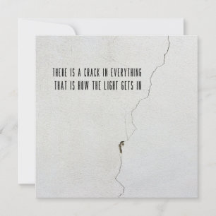 LIFE CRACKS 5,25 x 5,25-kort Inbjudningar