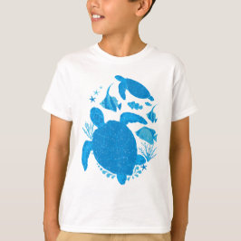 Life-design för Cute Sea Turtles Sea T Shirt