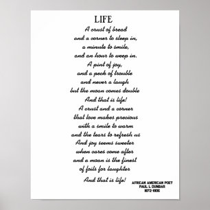 Life-dikt Poster