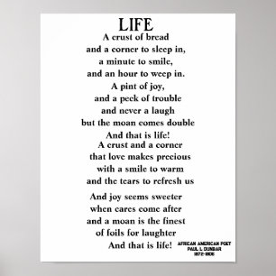Life-dikt Poster