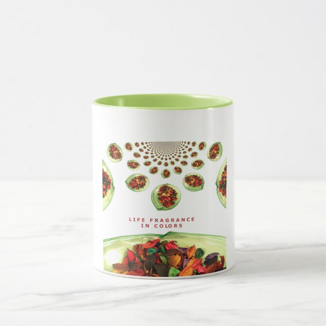 Life Fragrance i färg potpourri Mugg (Center)