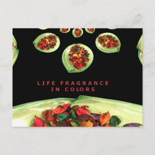 Life Fragrance i färg potpourri Vykort