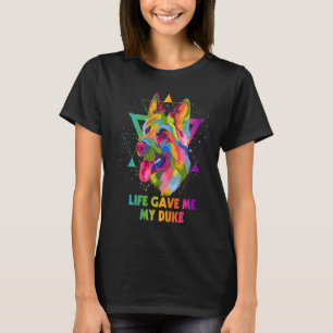 Life gav mig min herke German Shepherd Rädding Hun T Shirt