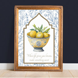 Life Ge du lejonger inspirationskökskonst Poster