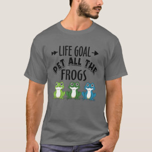 Life Goal Pet Alla grodor från grottan Amphibian Ä T Shirt