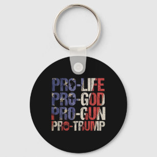 Life God Gun Trump Usa omval Donald Trump 2020 Nyckelring