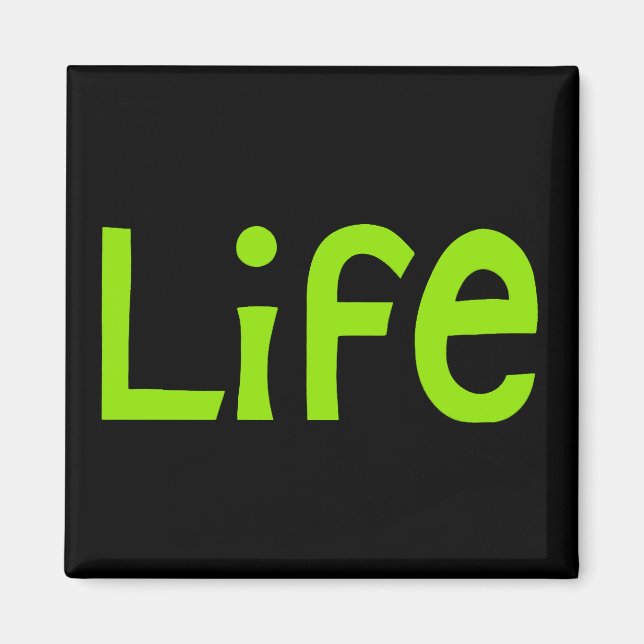 LIFE Grönt Magnet (Framsidan)