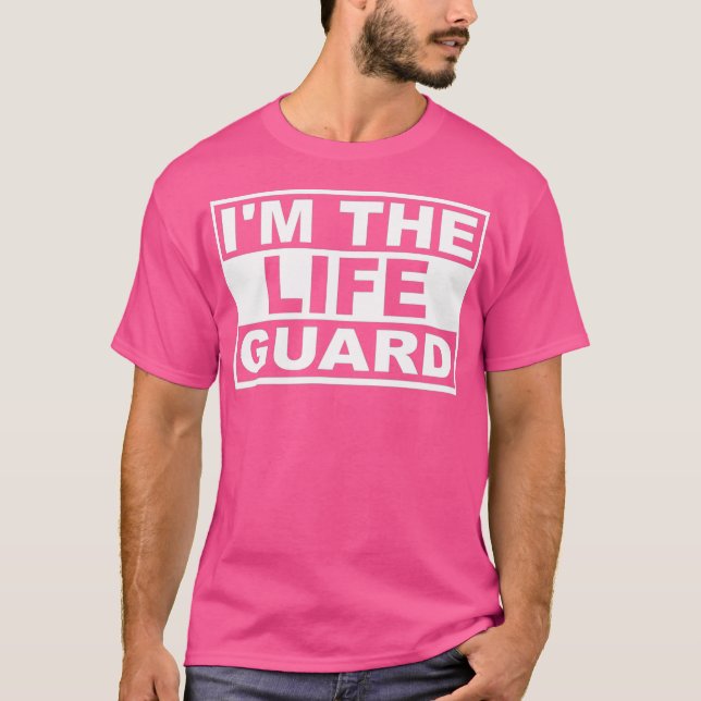 Life Guard Square Graphic T Shirt (Framsida)