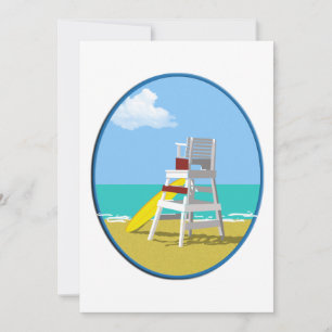 Life Guard-ställ Inbjudningar