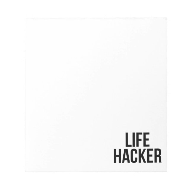 Life Hacker Anteckningsblock (Framsida)