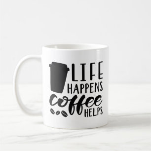 Life Happens-kaffehjälpen Kaffemugg