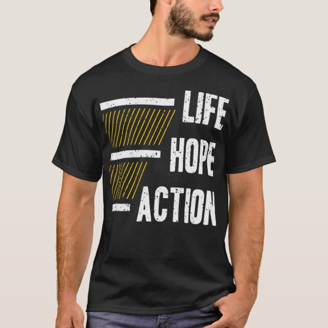 Life hope action t shirt (Framsida)