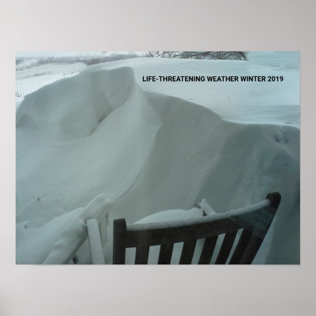 LIFE HOTENING WEATHER WINTER 2019 POSTER (Framsidan)