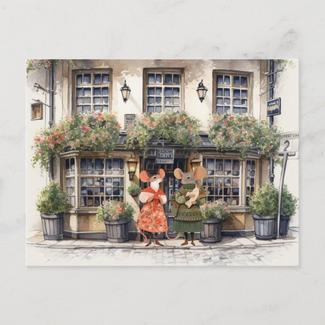 Life i Mice Town - Shopping Buddies Vykort (Framsida)