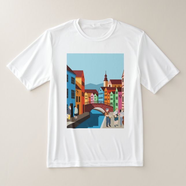 Life in a tourist city t shirt (Laydown)