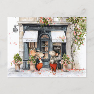 Life in Mice Town - Coffee Talks Vykort