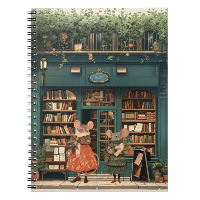 Life in Mice Town - Ms Otis & Ms Luna Anteckningsbok (Framsidan)