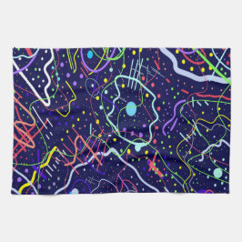 Life in Space Kökshandduk