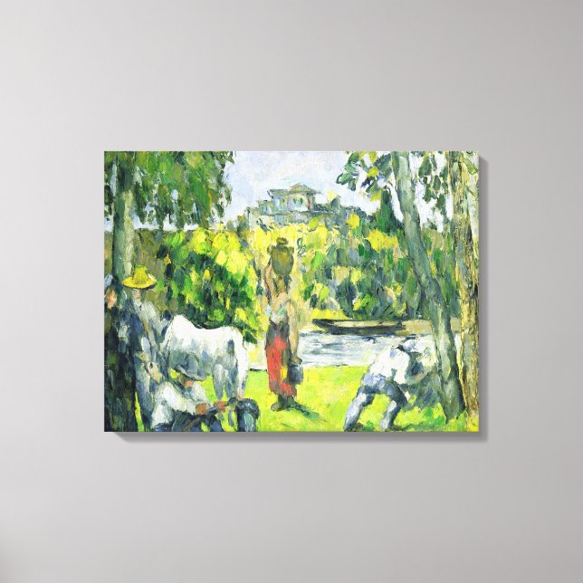 Life in the Fält, c.1875 (oil on canvas) Canvastryck (Framsida)