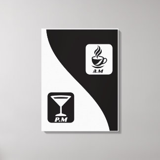 life in two moods canvastryck