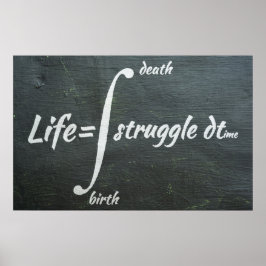 Life Integral - Matematik Poster