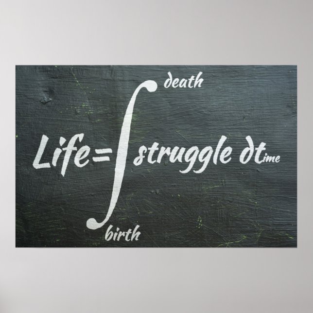 Life Integral - Matematik Poster (Framsidan)