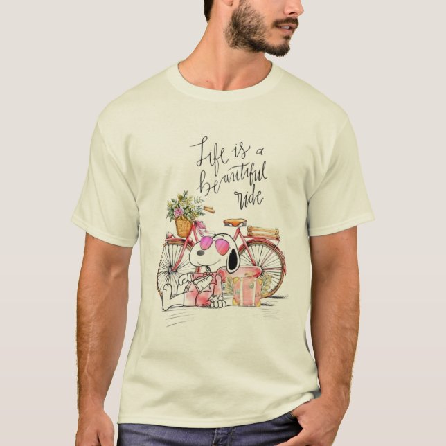 Life Is A Beautiful Ride T-Shirt Design  (Framsida)