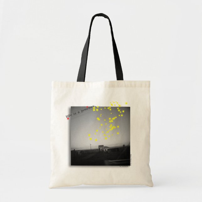 life_is_a_journey★ecobag_mono tygkasse (Framsidan)