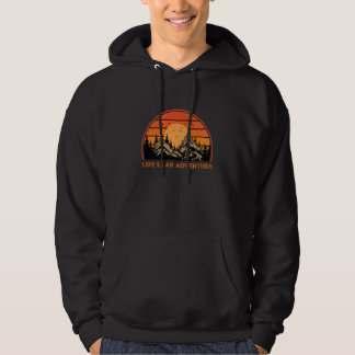 Life Is an Adventure Grafik Hoodie