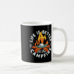 Life Is Better At The Campfire Funny Camping 1  Kaffemugg<br><div class="desc">Life Is Better At The Campfire Funny Camping 1</div>
