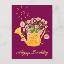 Life is better in the garden personalise card helg vykort