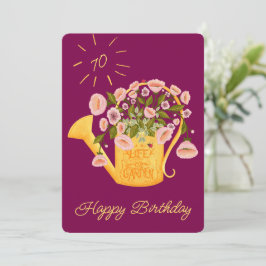 Life is better in the garden personalise card   julkort