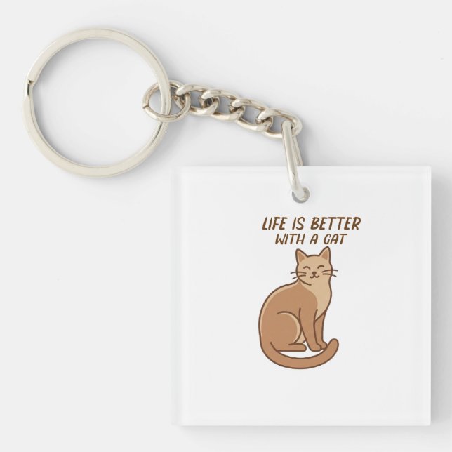 Life Is Better With a Cat – Cute Cat Lover Design (Framsidan)
